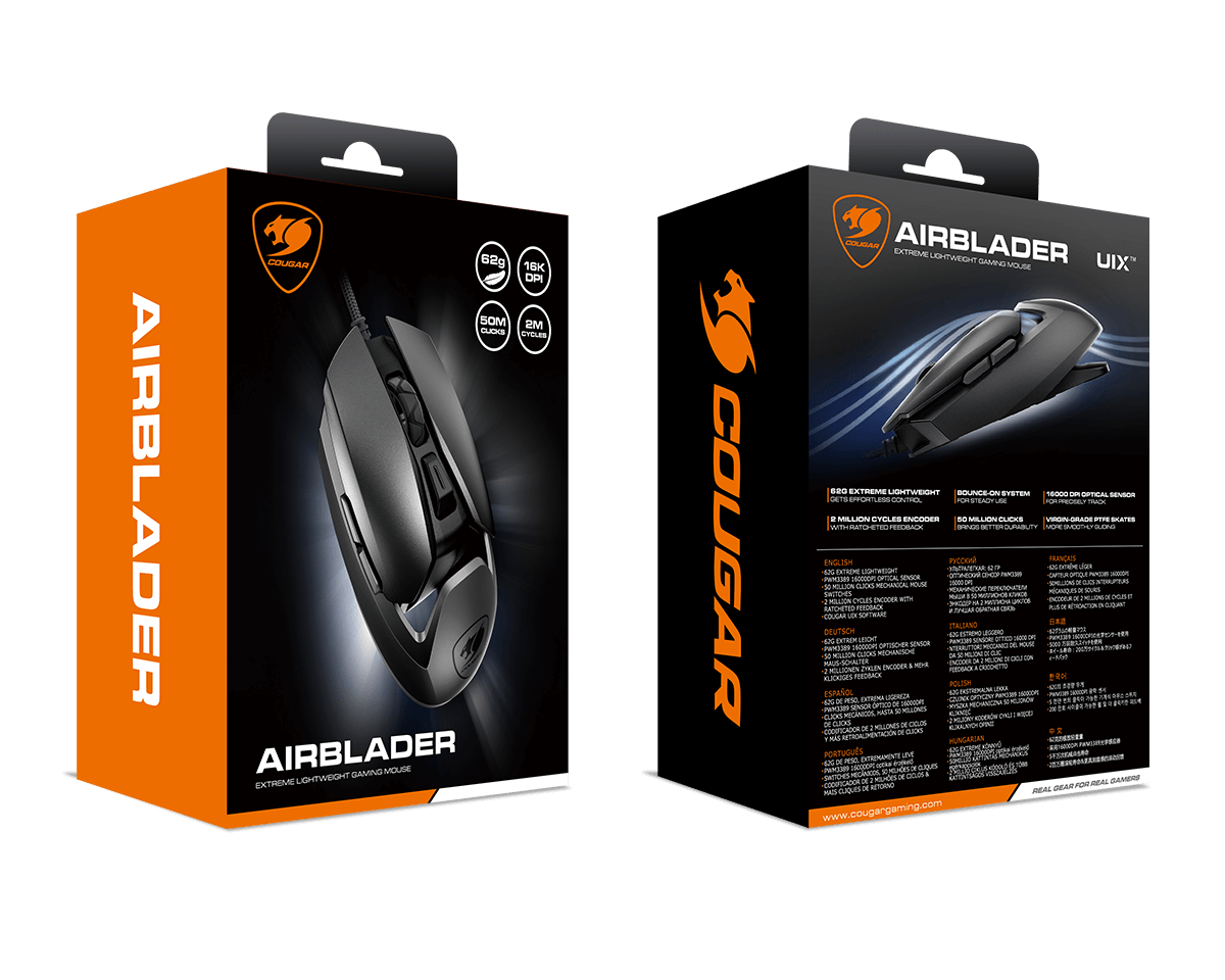Cougar AirBlader 超輕量滑鼠