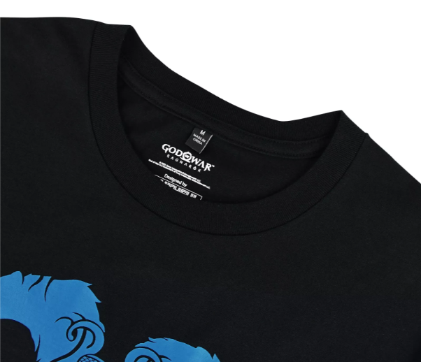 Fanthful 戰神：諸神黃昏 純綿T-Shirt(黑)(S)