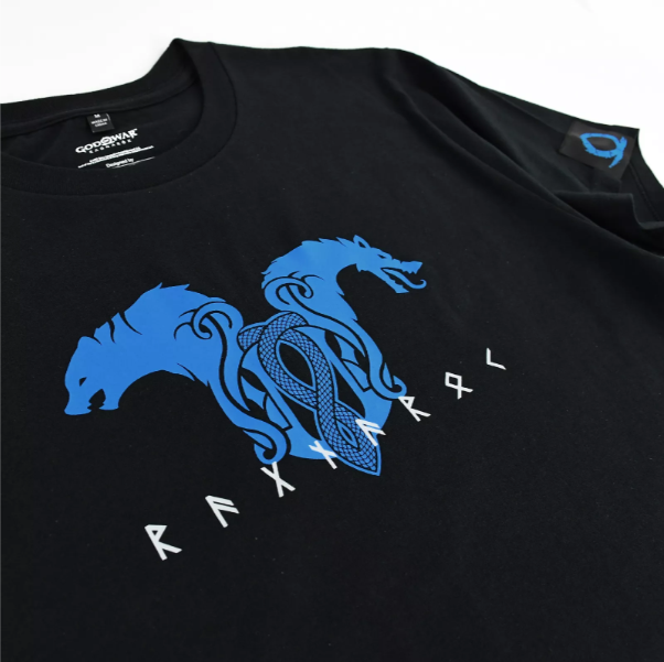 Fanthful 戰神：諸神黃昏 純綿T-Shirt(黑)(S)