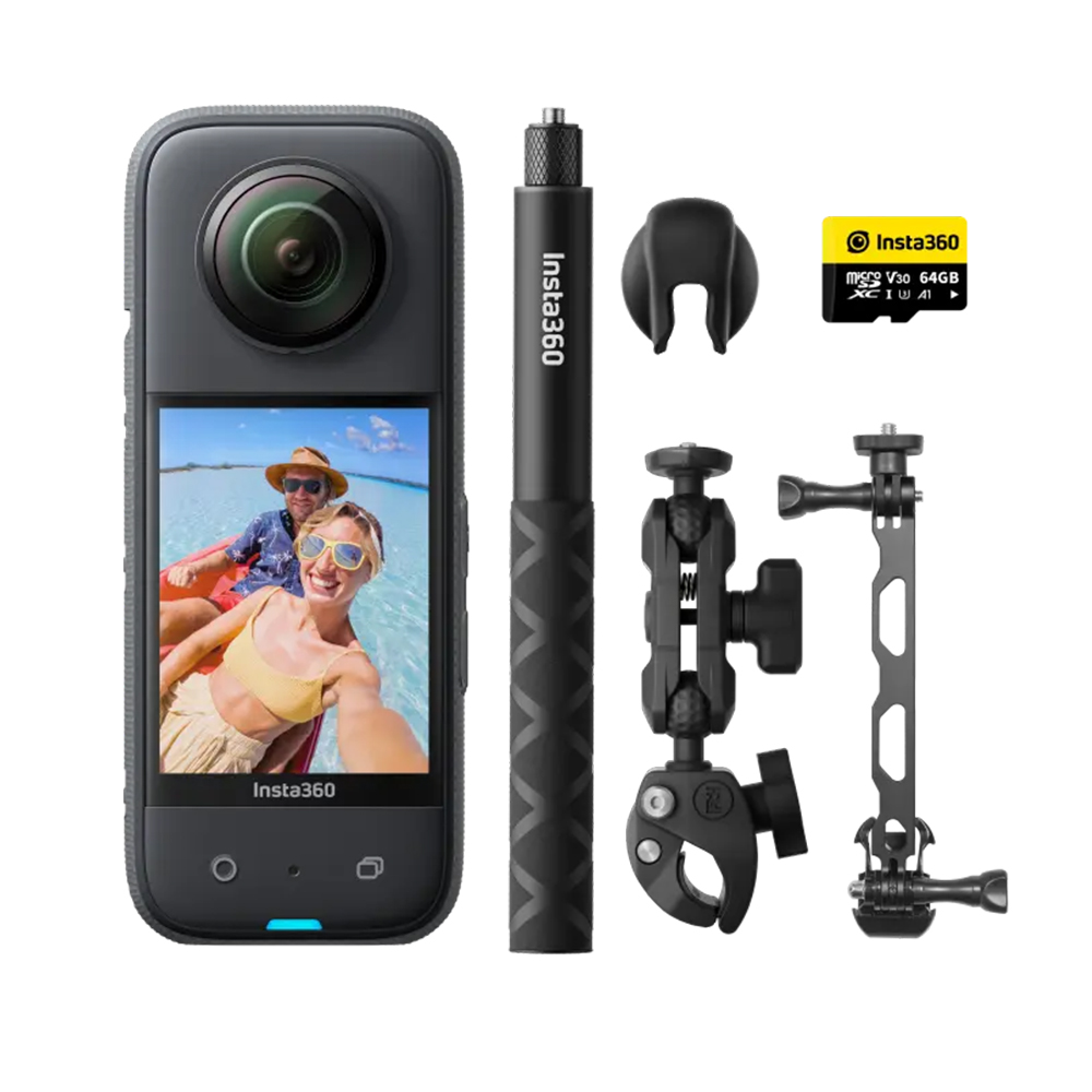 Insta360 X3 攜帶式全景相機(Motorcycle 機車套裝)