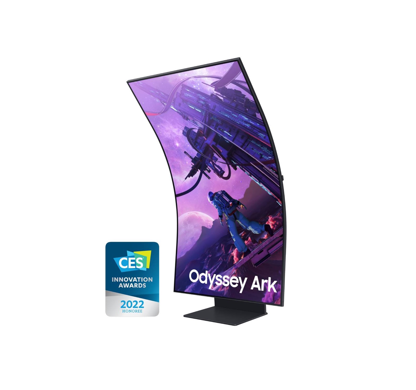 Samsung 三星 Odyssey Ark 55吋 4K UHD 165Hz VA Mini-LED 1000R 曲面電競顯示器(LS55CG970NCXXK)