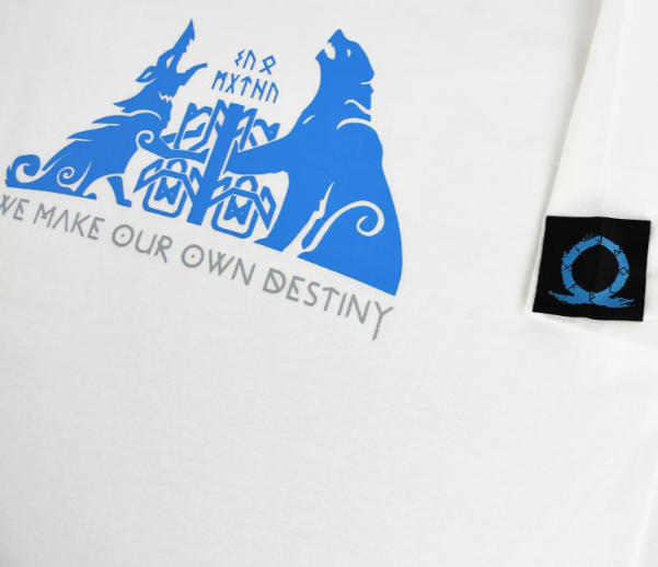 Fanthful 戰神：諸神黃昏  純綿T-Shirt(白)(S)
