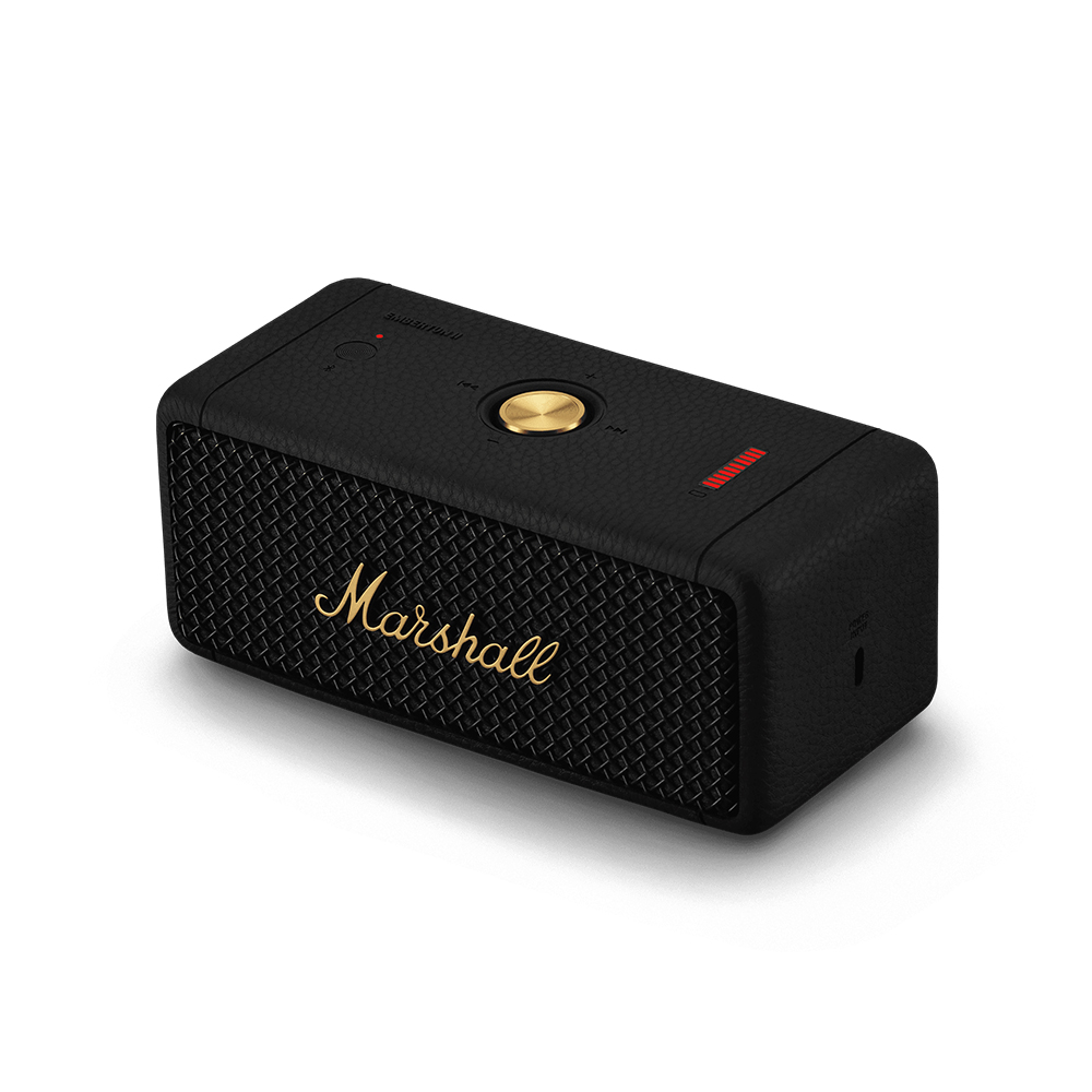 Marshall Emberton II IP67防水藍牙5.0便攜式喇叭【香港行貨】(會員重磅優惠)(black&brass)