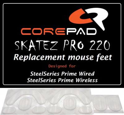 Corepad Skatez Pro PTFE滑鼠腳貼(Steelseries Prime/Prime wireless/Prime+)