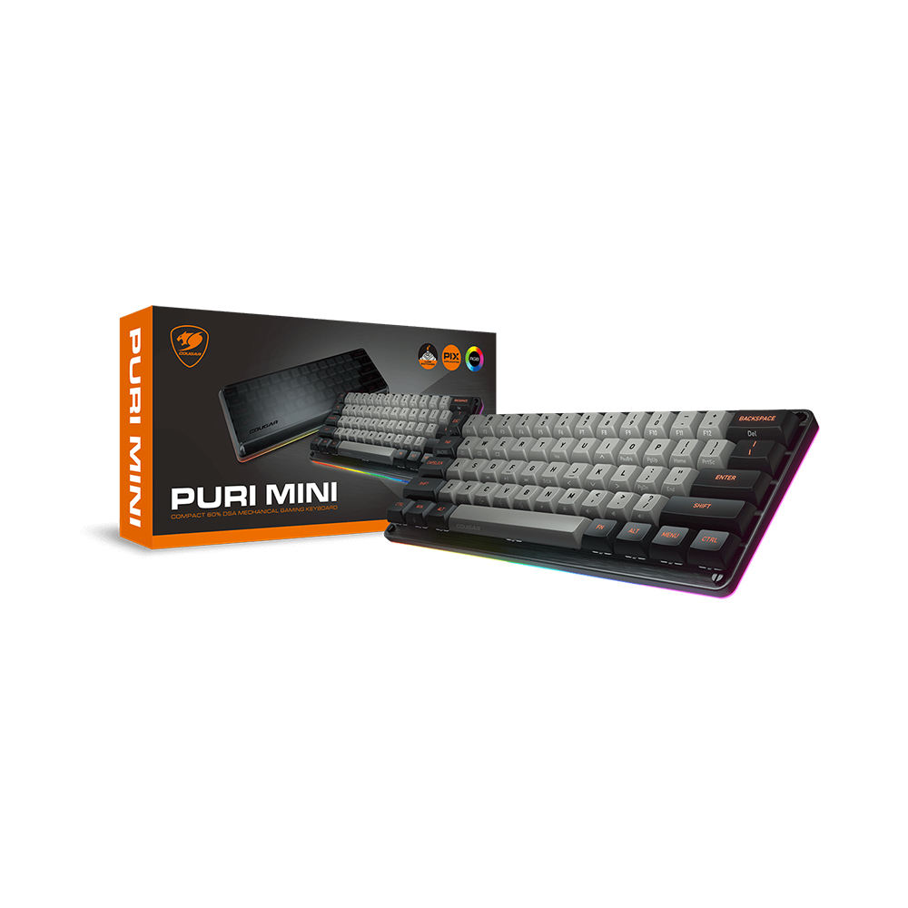 Cougar Puri Mini DSA 60% 機械式遊戲鍵盤(紅軸)