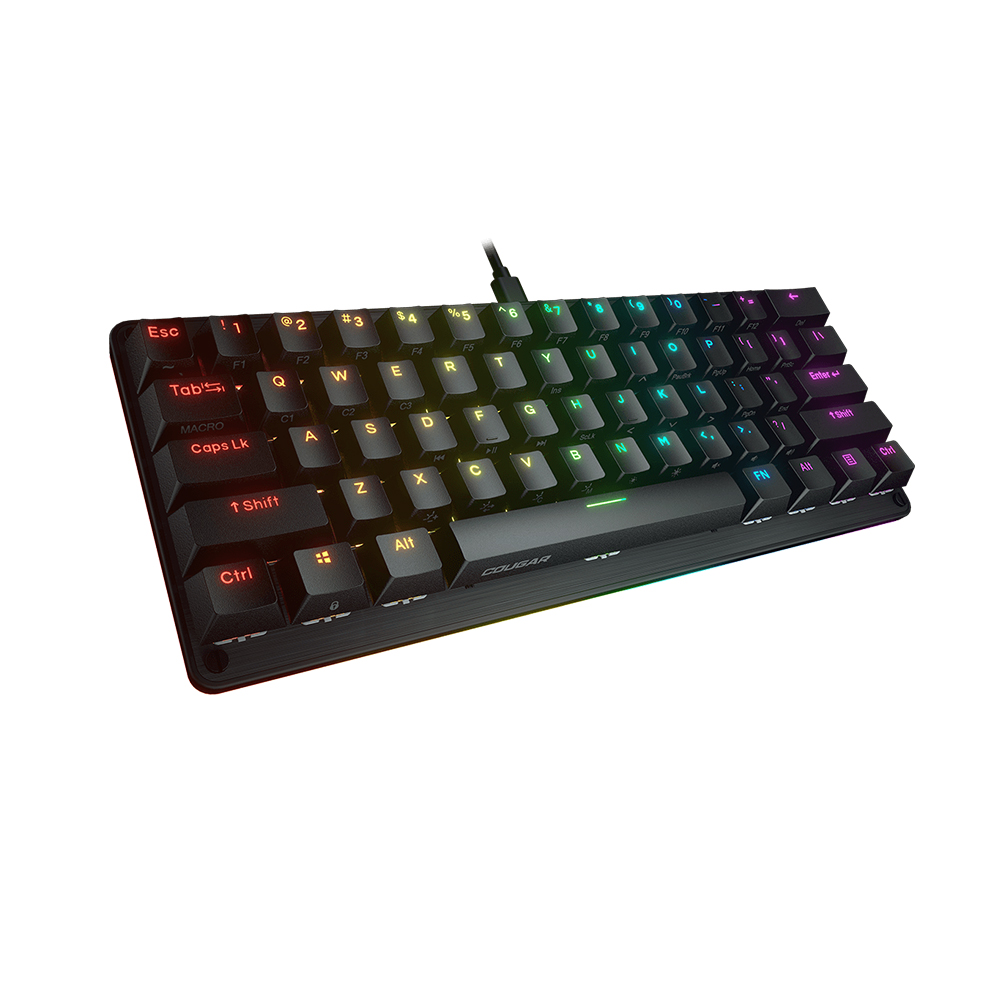 Cougar Puri Mini RGB 60% 機械式遊戲鍵盤(紅軸)