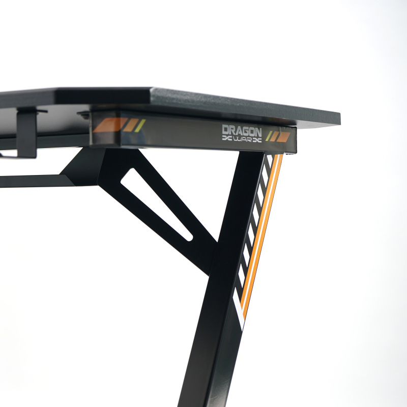 T45 DragonWar GT-101 RGB 旋律跳動燈效電競桌(120x68x73cm)