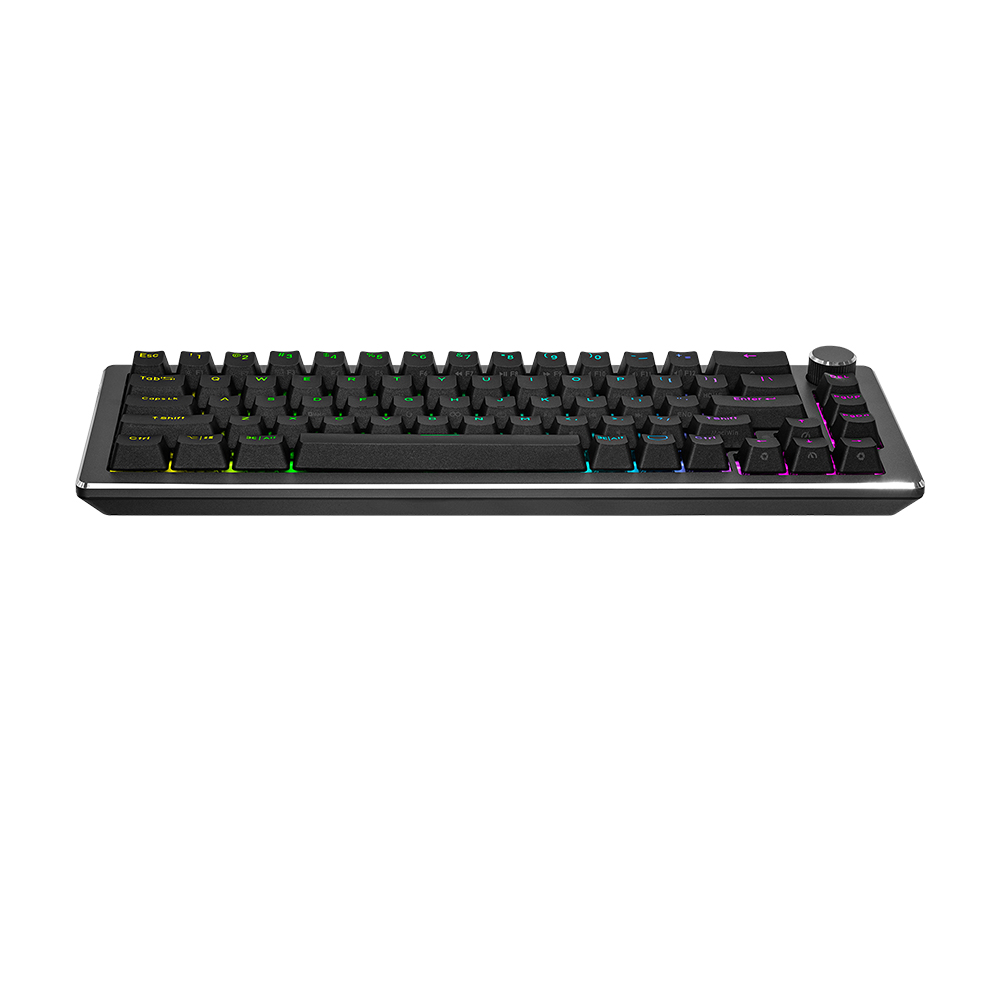 Cooler Master CK720 65% Hot-Swappable 可換軸 USB-C 遊戲鍵盤(黑色)(紅軸)