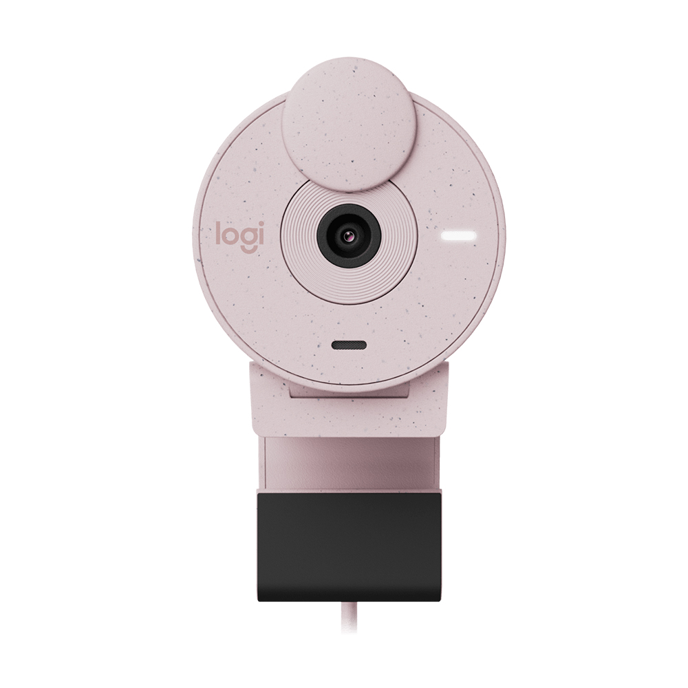 Logitech BRIO 300 WEBCAM 高清網絡攝影機(玫瑰粉)