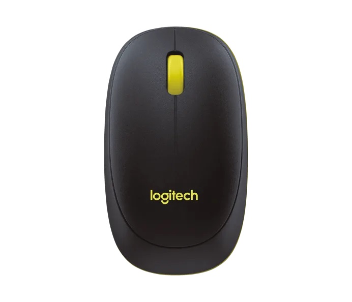 Logitech MK240 無線滑鼠鍵盤組 (中文版)(黑色/淡黃色)