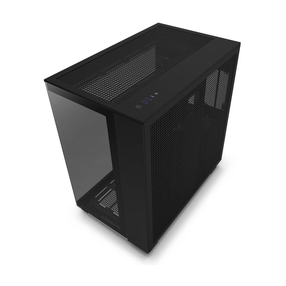 NZXT H9 Flow Dual-Chamber Air Flow 中塔機箱(黑色)