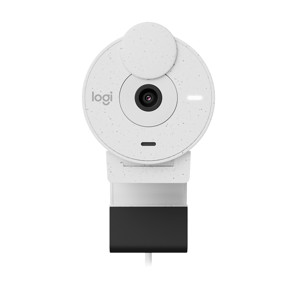 Logitech BRIO 300 WEBCAM 高清網絡攝影機(珍珠白)