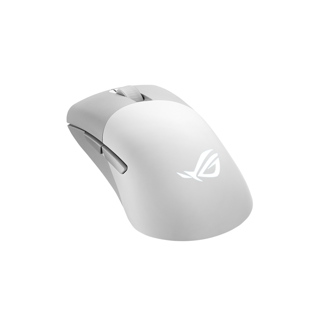 ASUS ROG Keris Wireless AimPoint RGB 三模無線遊戲滑鼠(白色)