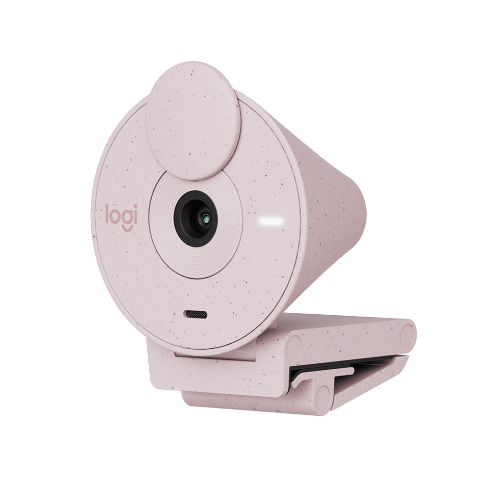 Logitech BRIO 300 WEBCAM 高清網絡攝影機(玫瑰粉)