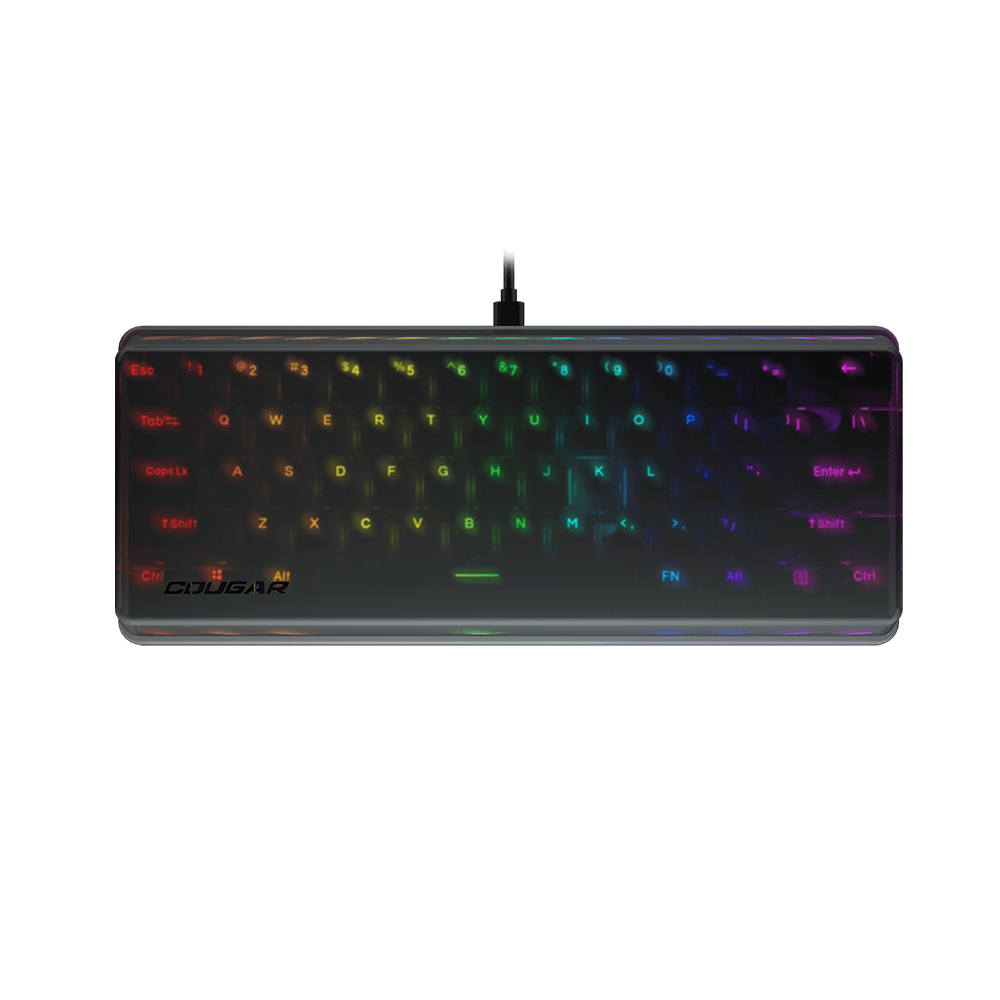 Cougar Puri Mini RGB 60% 機械式遊戲鍵盤(紅軸)