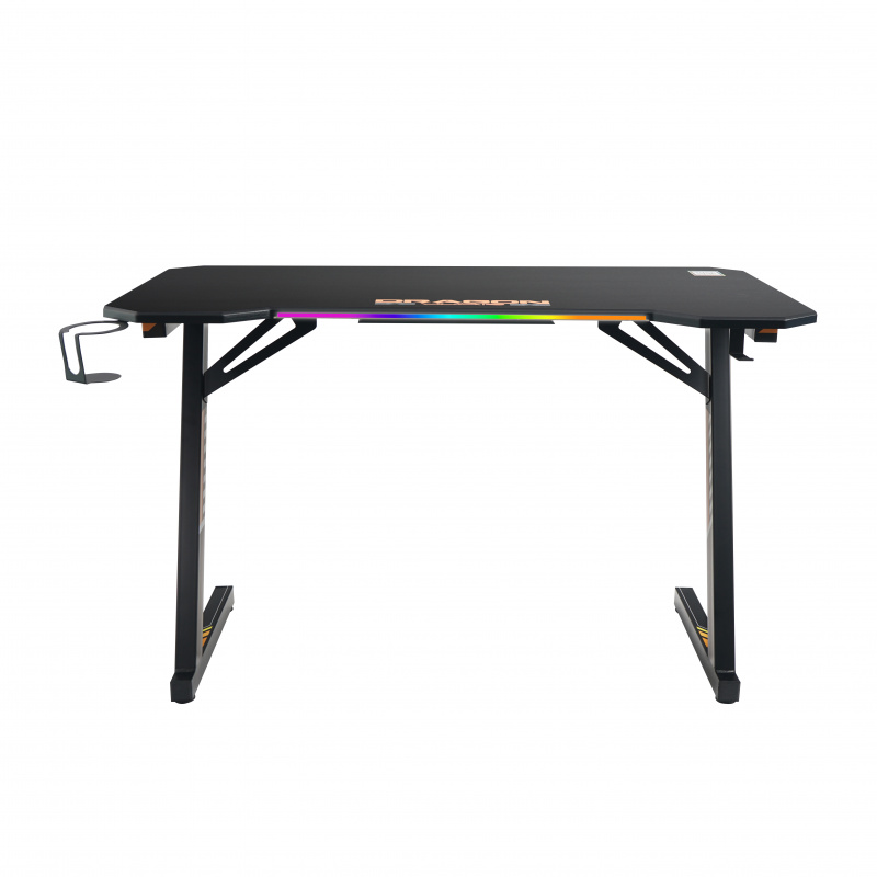T45 DragonWar GT-101 RGB 旋律跳動燈效電競桌(120x68x73cm)