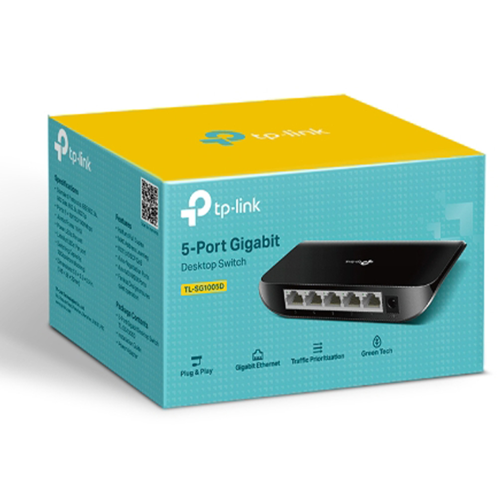 TP-Link 5-Port Gigabit Desktop Switch-SG1005D(SG1005D)