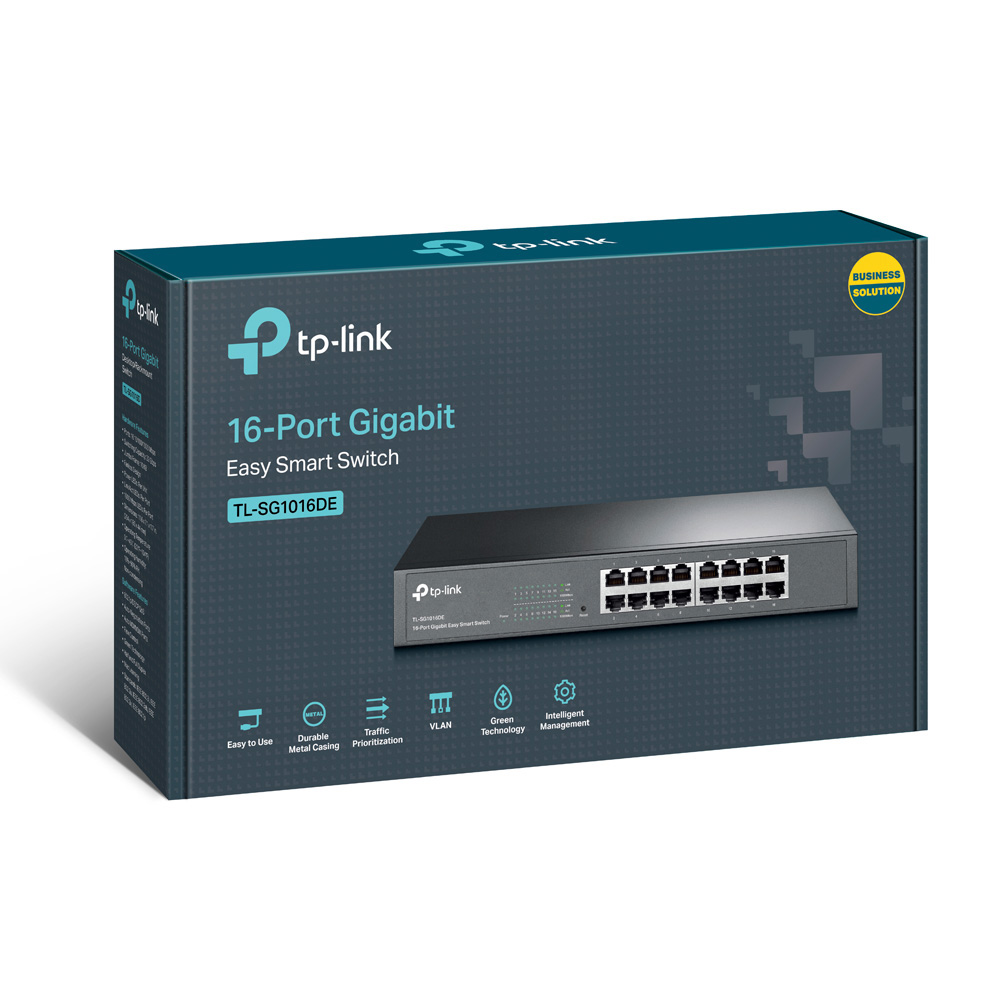 TP-Link 16-Port Gigabit Easy Smart Switch-SG1016DE(SG1016DE)