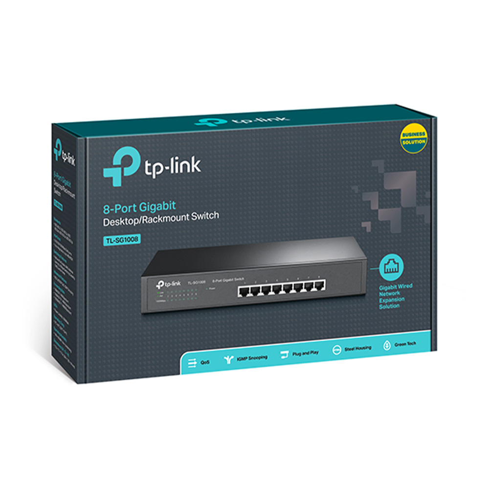 TP-Link 8-Port Gigabit Desktop/Rackmount Switch-SG1008(SG1008)