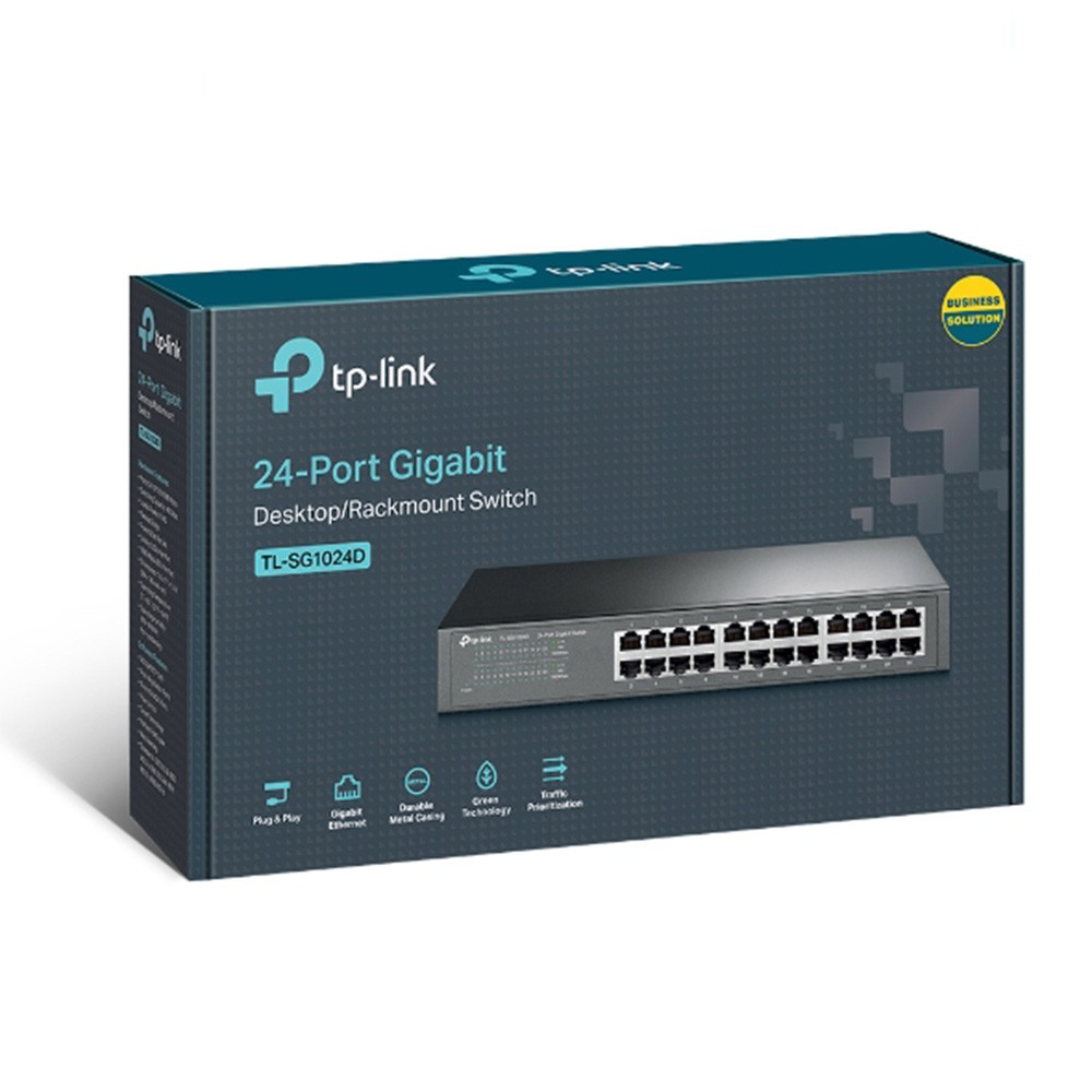 TP-Link 24-Port Gigabit Desktop/Rackmount Switch-SG1024D(SG1024D)