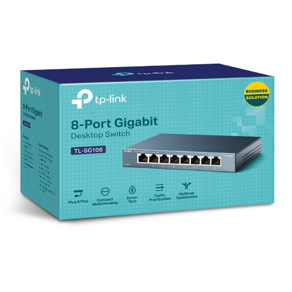 TP-Link 8-Port 10/100/1000Mbps Desktop Switch-SG108(SG108)