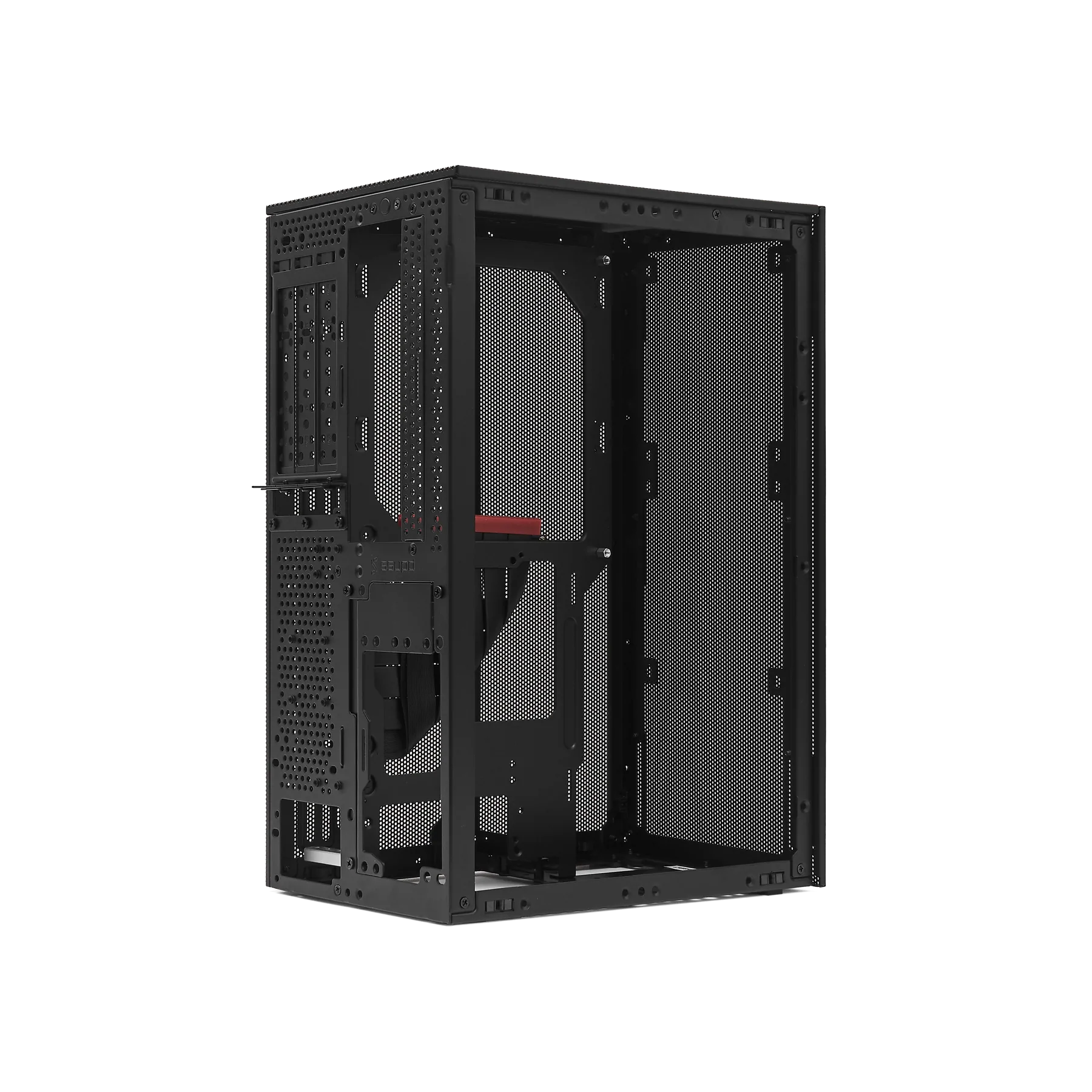 SSUPD MESHROOM S V2 MINI-ITX機箱(w/ PCIe 5.0 Riser Cable-Black黑色)