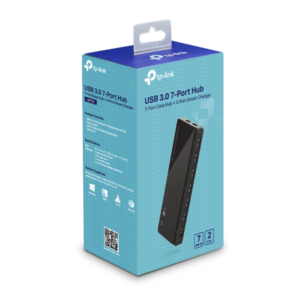TP-Link UH720 USB 3.0 7-Port Hub with 2 Charging Ports-UH720(UH720)