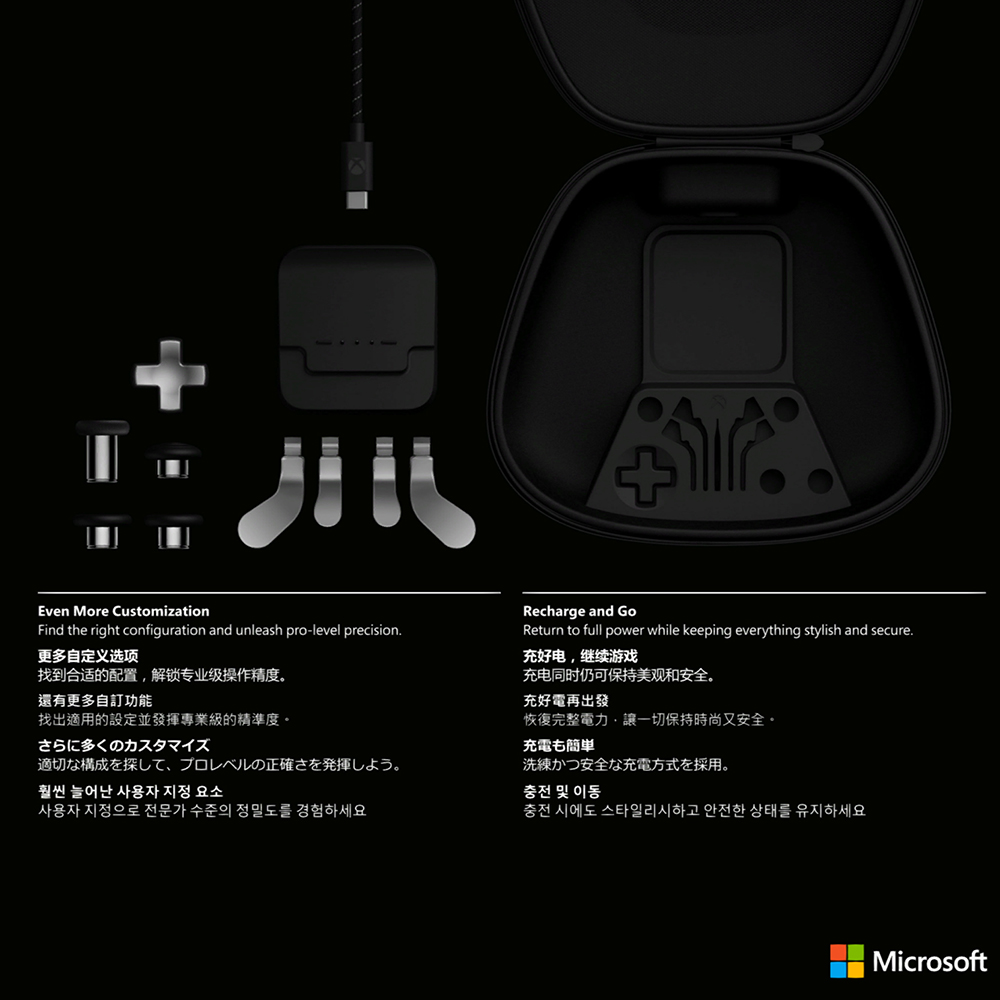 Xbox Elite Series 2 Core 完整零件套件
