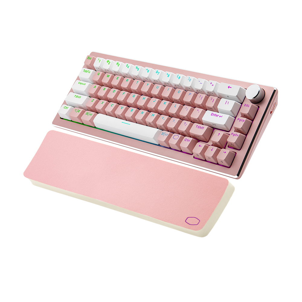 CoolerMaster CK721 無線RGB機械式電競鍵盤(櫻花限定版)(青軸)
