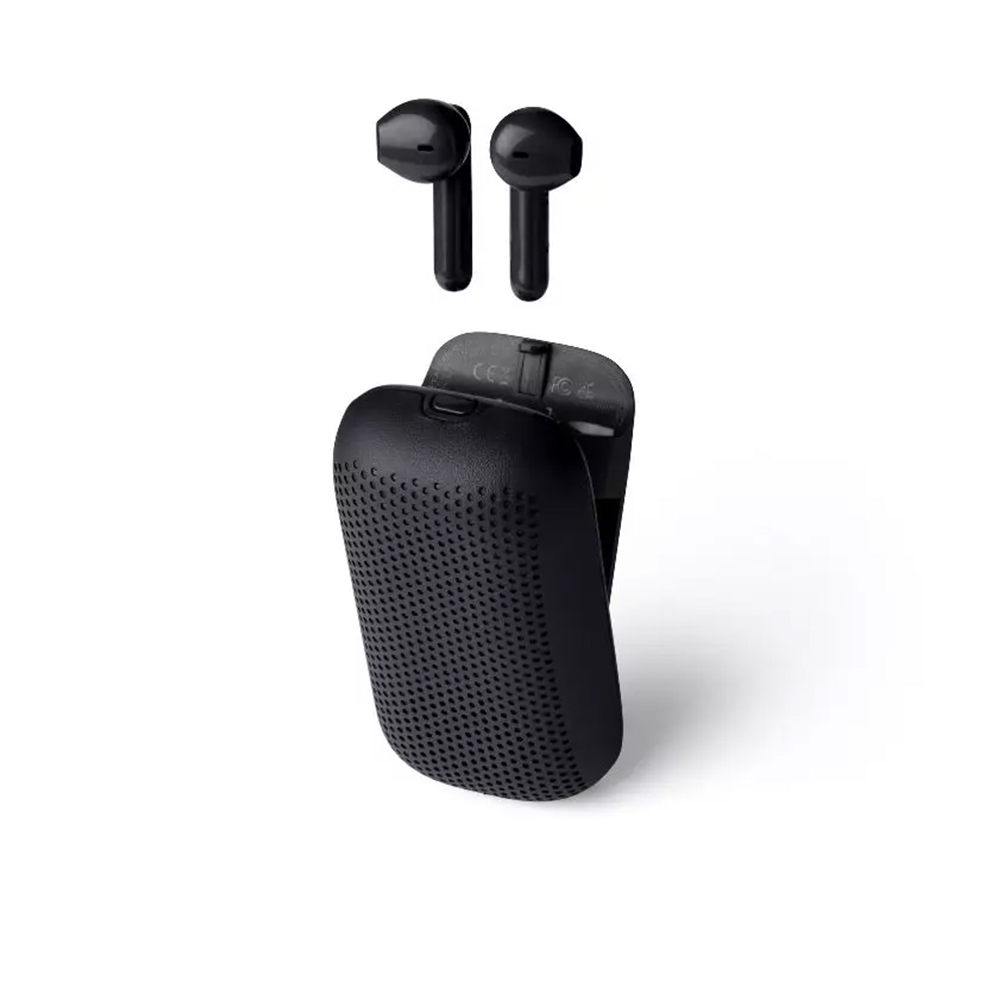 Lexon Speakerbuds 2合1 內置藍牙喇叭及真無線耳機(黑色)