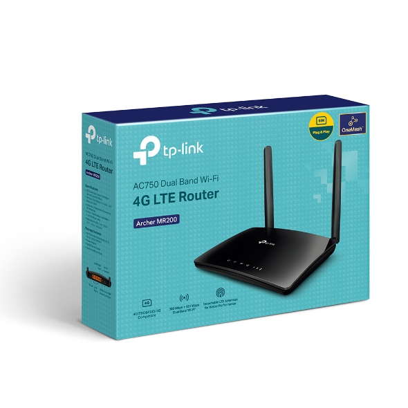 TP-Link Archer MR200 AC750 無線雙頻4G LTE路由器