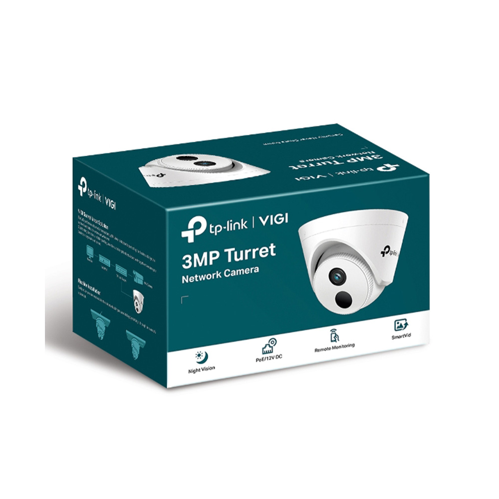 TP-Link VIGI C400HP-4VIGI 3MP炮塔網路攝像機(4mm Lens 92°)