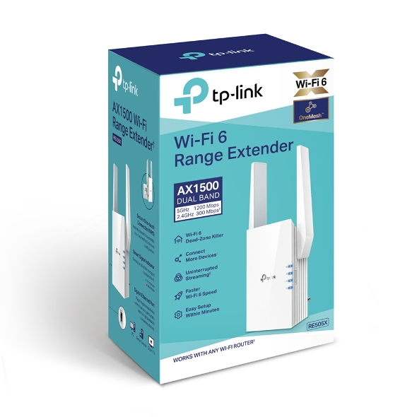 TP-Link RE505X AX1500 WiFi範圍擴充套件器