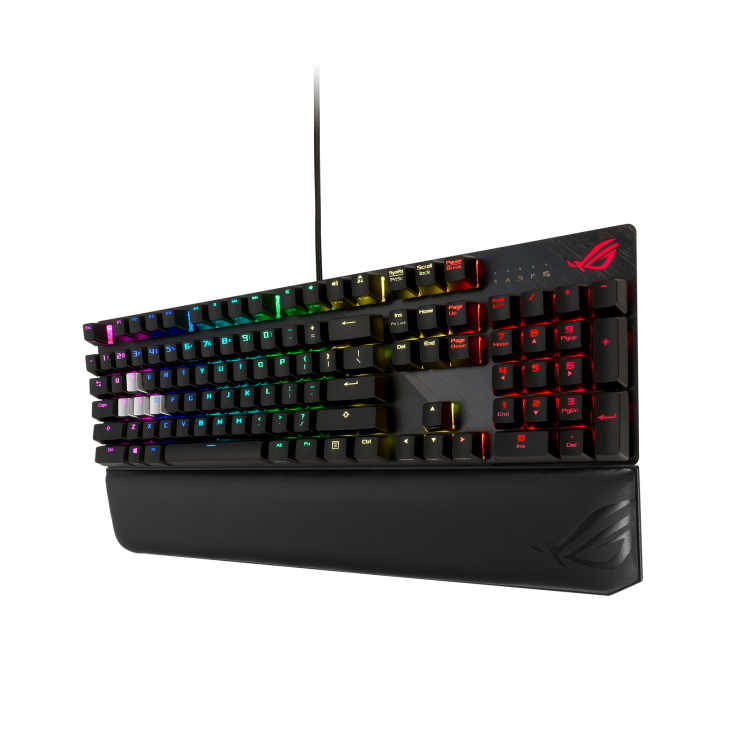 ASUS ROG Strix Scope Deluxe RGB機械式鍵盤(Cherry MX茶軸)