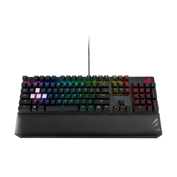 ASUS ROG Strix Scope Deluxe RGB機械式鍵盤(Cherry MX青軸)