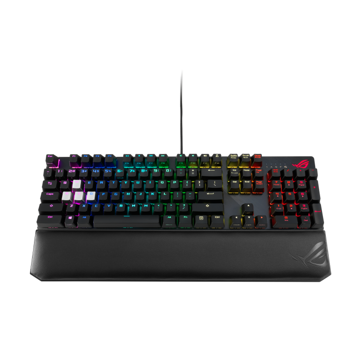 ASUS ROG Strix Scope Deluxe RGB機械式鍵盤(Cherry MX茶軸)