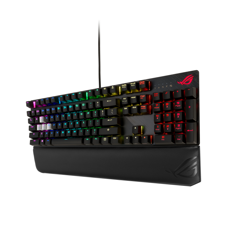 ASUS ROG Strix Scope Deluxe RGB機械式鍵盤(Cherry MX青軸)