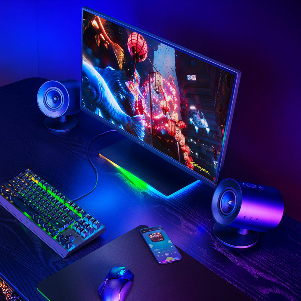 Razer Nommo V2 X 2.0 全音域遊戲喇叭
