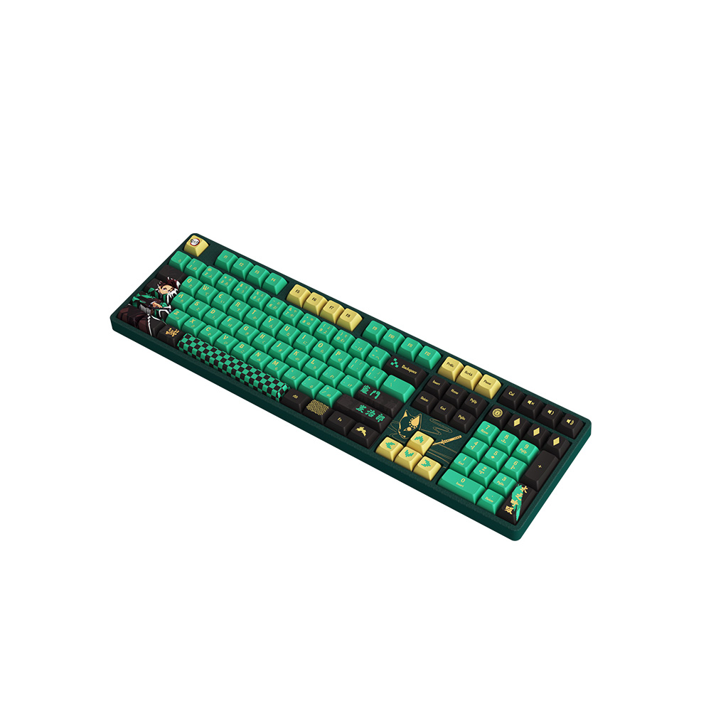 AKKO 5108B Plus 三模108鍵 鬼滅之刃炭治郎特別版 RGB機械鍵盤(水晶軸)