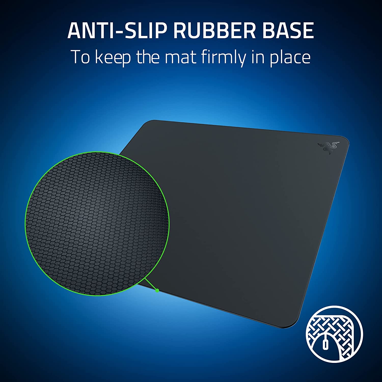 Razer Atlas Premium 強化玻璃遊戲滑鼠墊(黑色)