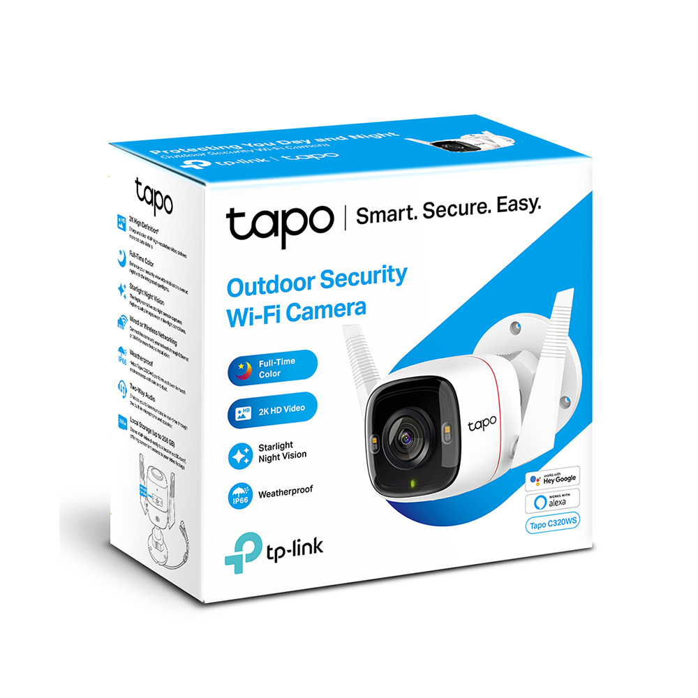 TP-Link Tapo C320WS 戶外安全 WiFi攝影機(Tapo C320WS)