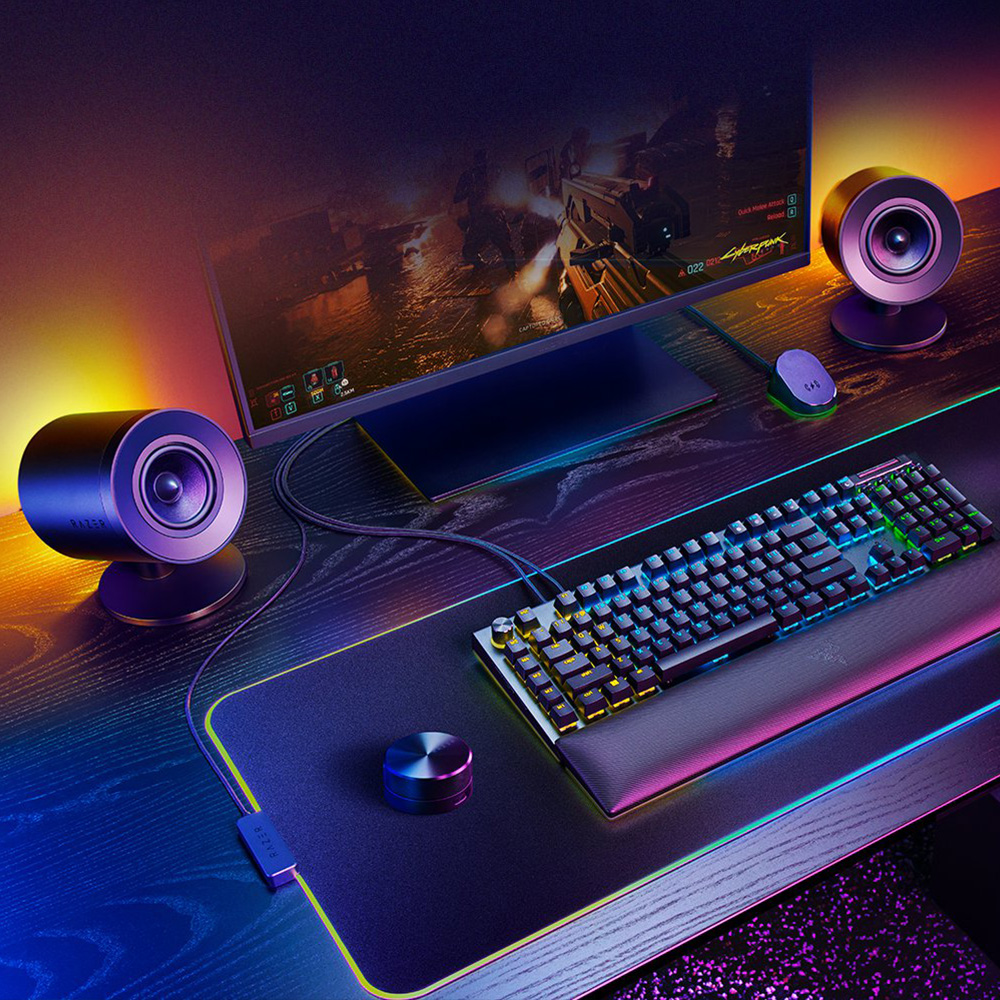 Razer Nommo V2 Pro 2.1 全音域遊戲喇叭連無線重低音喇叭