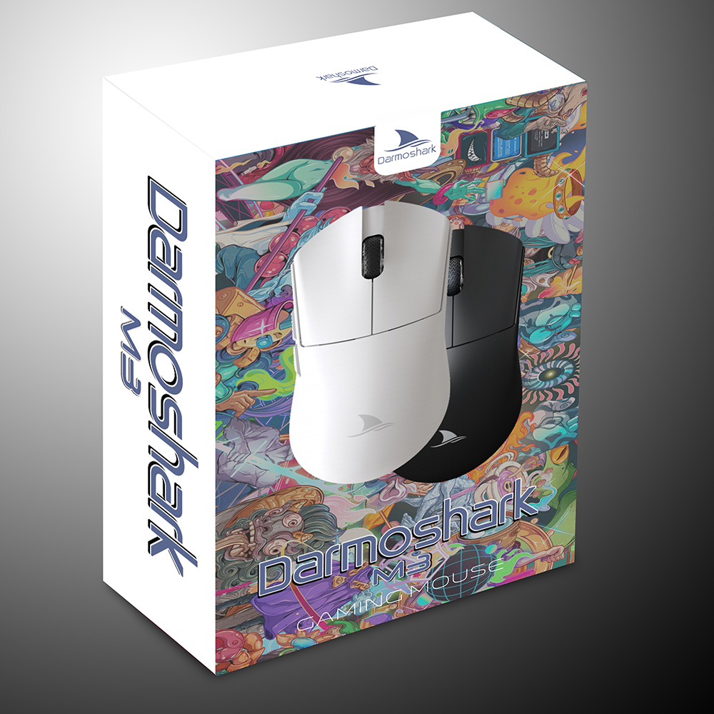 Darmoshark M3 Wireless 無線遊戲滑鼠(黑色)