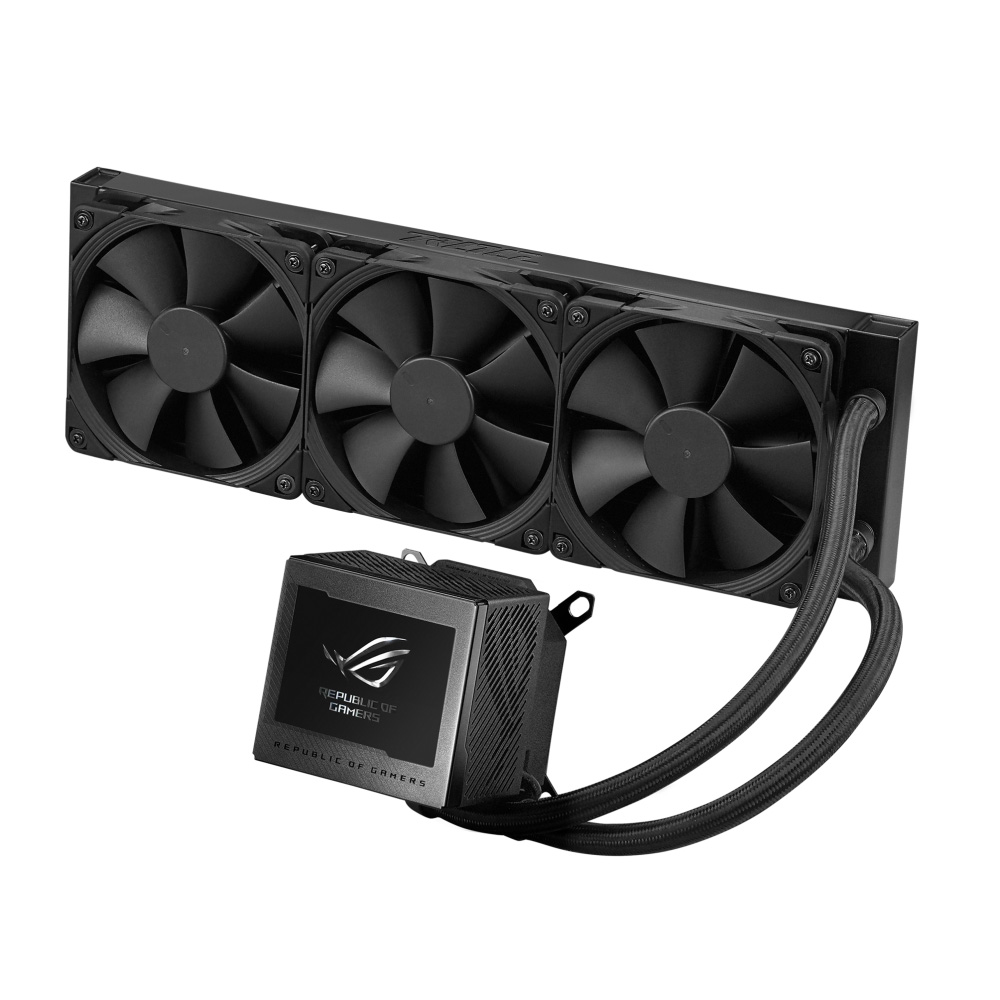 ASUS ROG RYUJIN III 水冷散熱器(黑色-Non ARGB-LCD-360mm)