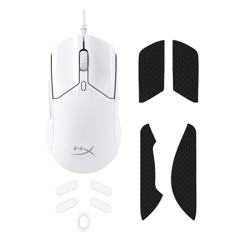HyperX Pulsefire Haste 2 有線遊戲滑鼠(白色)