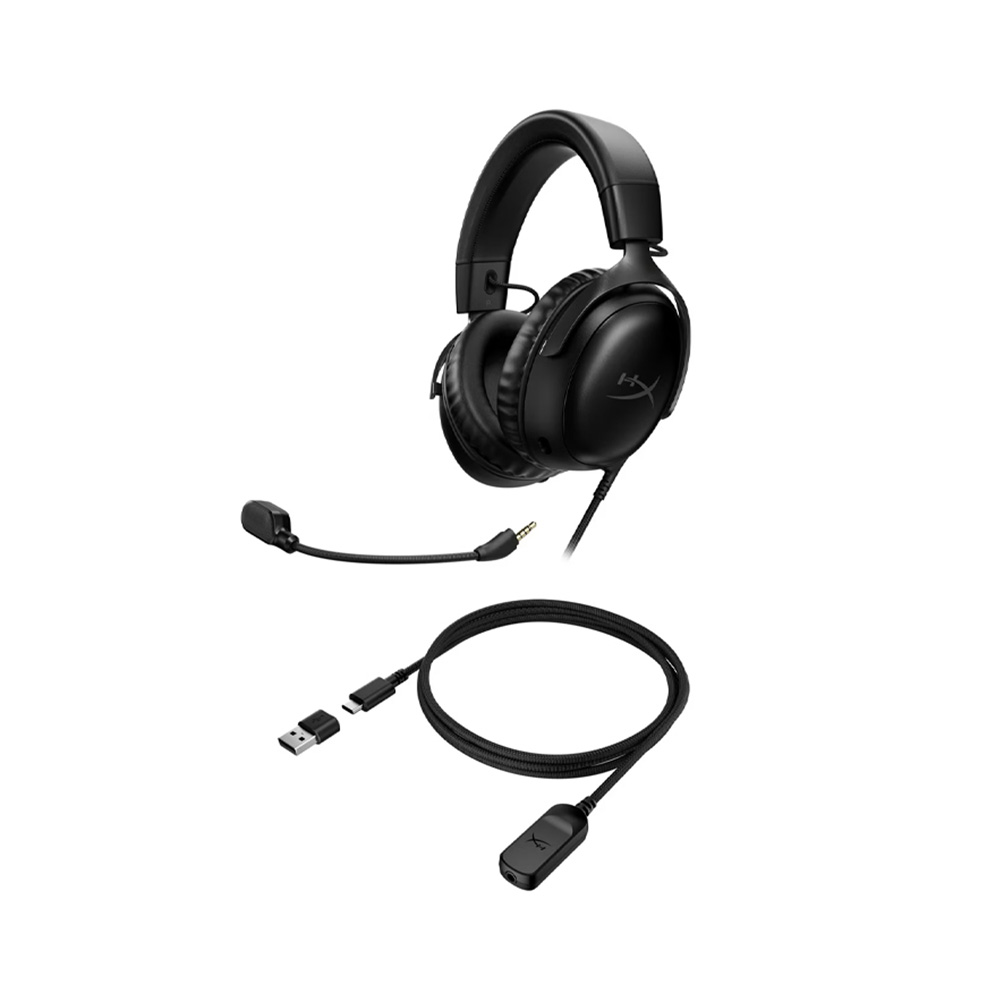 HyperX Cloud III 有線遊戲耳機(黑)
