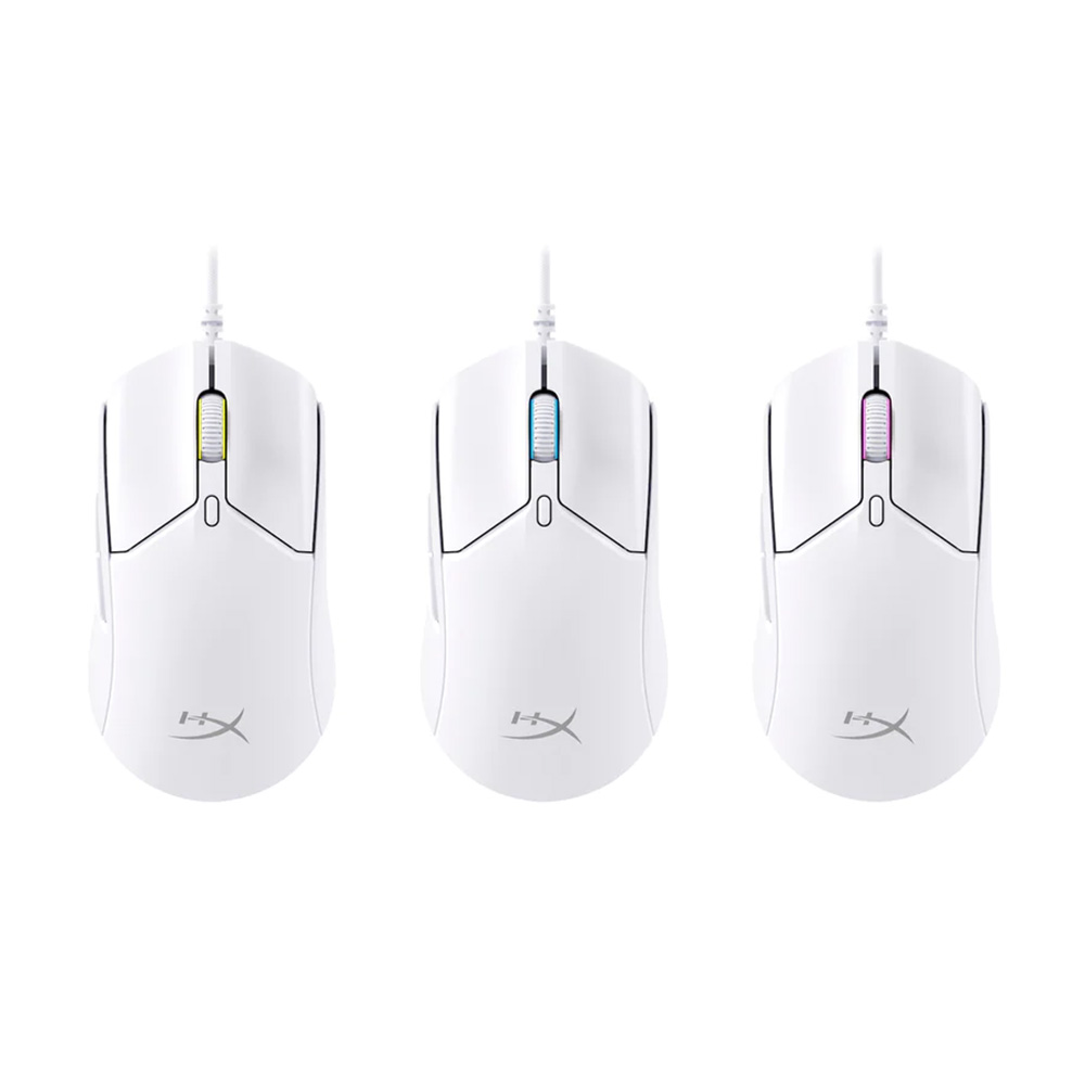 HyperX Pulsefire Haste 2 有線遊戲滑鼠(白色)