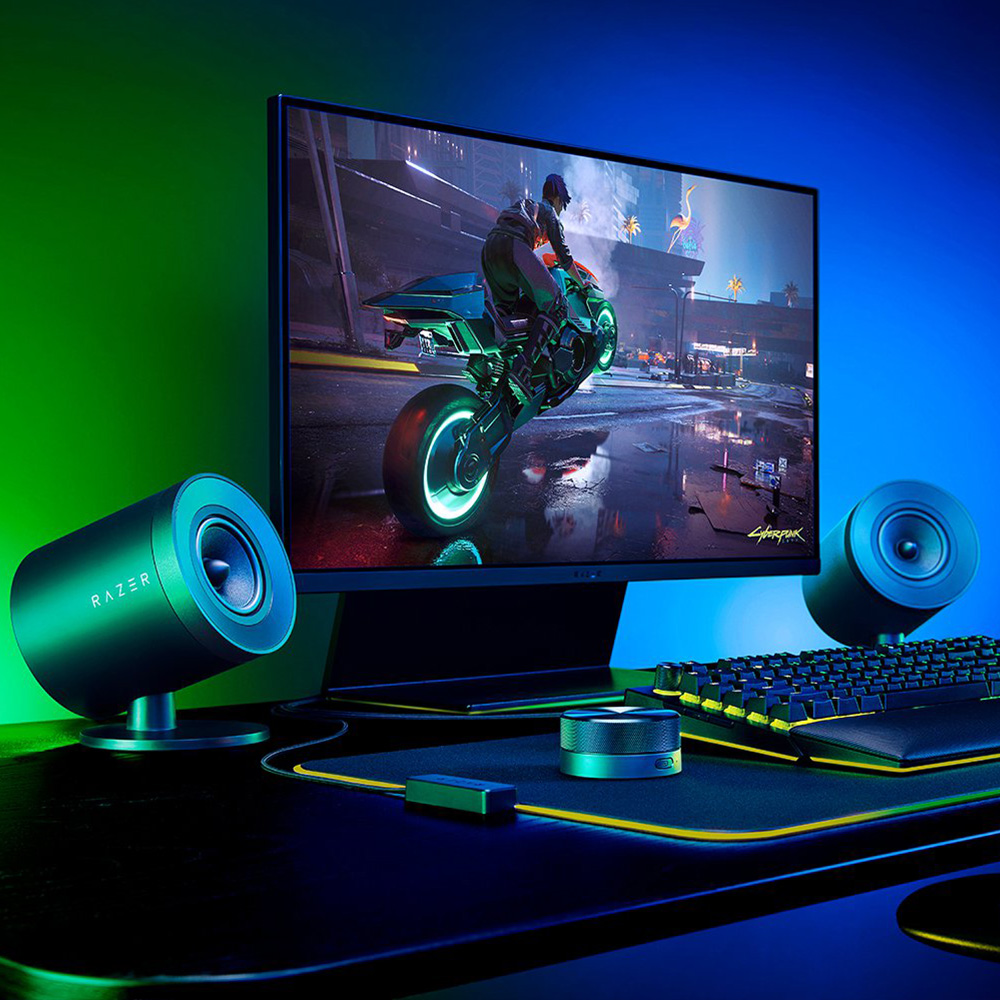 Razer Nommo V2 Pro 2.1 全音域遊戲喇叭連無線重低音喇叭
