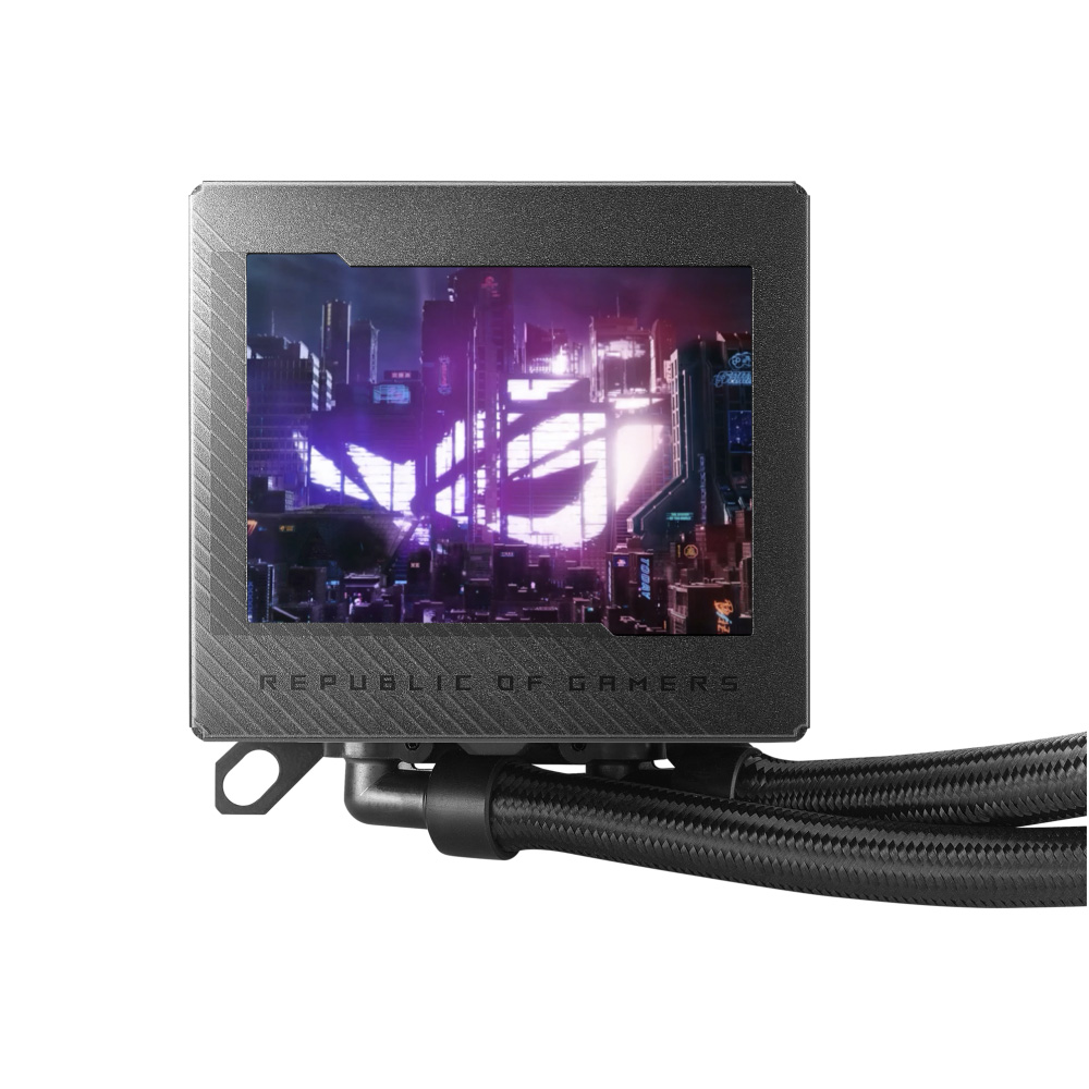 ASUS ROG RYUJIN III 水冷散熱器(黑色-Non ARGB-LCD-240mm)