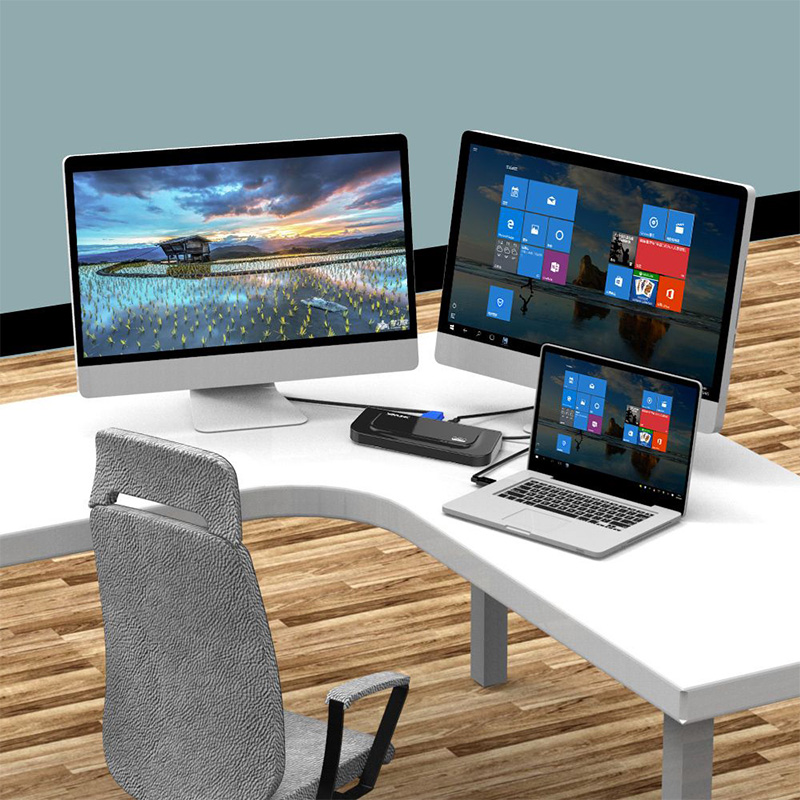 Wavlink Dual 2K DisplayLink USB 3.0 多功能擴充基座套裝(WS-UG39DK4)